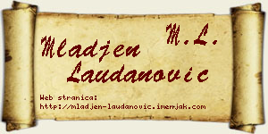 Mlađen Laudanović vizit kartica